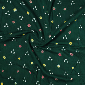  Kutch Bandhani Tie-Dye Satin Cotton Precut Fabric 01 