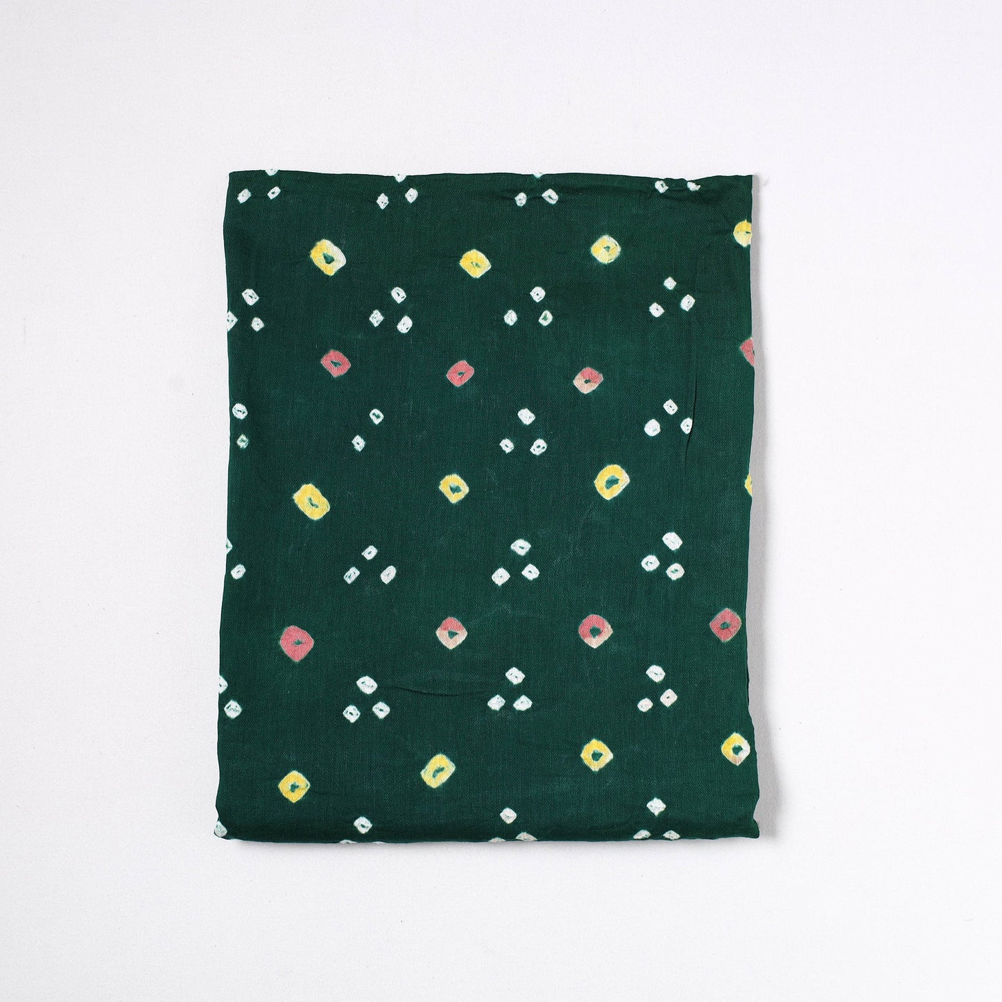  Kutch Bandhani Tie-Dye Satin Cotton Precut Fabric 01 