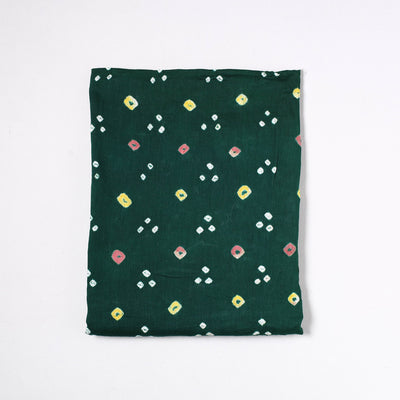  Kutch Bandhani Tie-Dye Satin Cotton Precut Fabric 01 