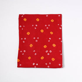  Kutch Bandhani Tie-Dye Satin Cotton Precut Fabric 01 