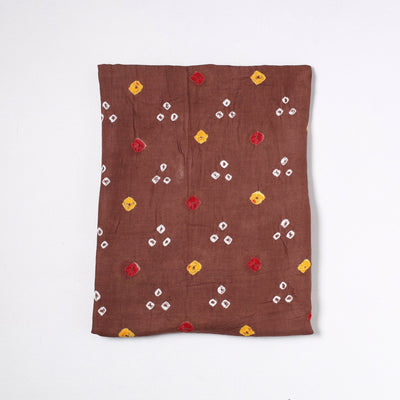  Kutch Bandhani Tie-Dye Satin Cotton Precut Fabric 01 