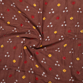  Kutch Bandhani Tie-Dye Satin Cotton Precut Fabric 01 
