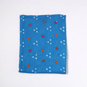  Kutch Bandhani Tie-Dye Satin Cotton Precut Fabric 01 