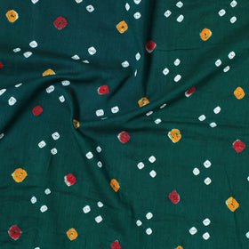  Kutch Bandhani Tie-Dye Satin Cotton Precut Fabric 01 