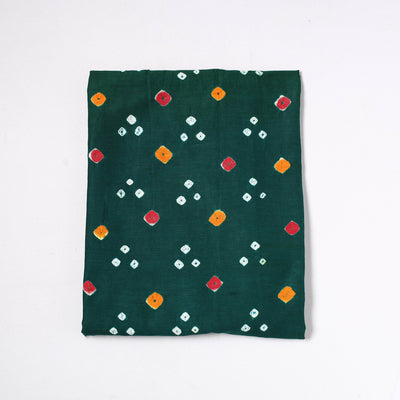  Kutch Bandhani Tie-Dye Satin Cotton Precut Fabric 01 