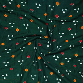  Kutch Bandhani Tie-Dye Satin Cotton Precut Fabric 01 
