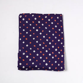  Kutch Bandhani Tie-Dye Satin Cotton Precut Fabric 42 