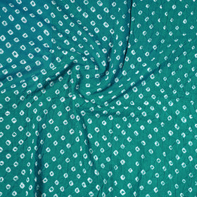  Kutch Bandhani Tie-Dye Satin Cotton Precut Fabric 44 