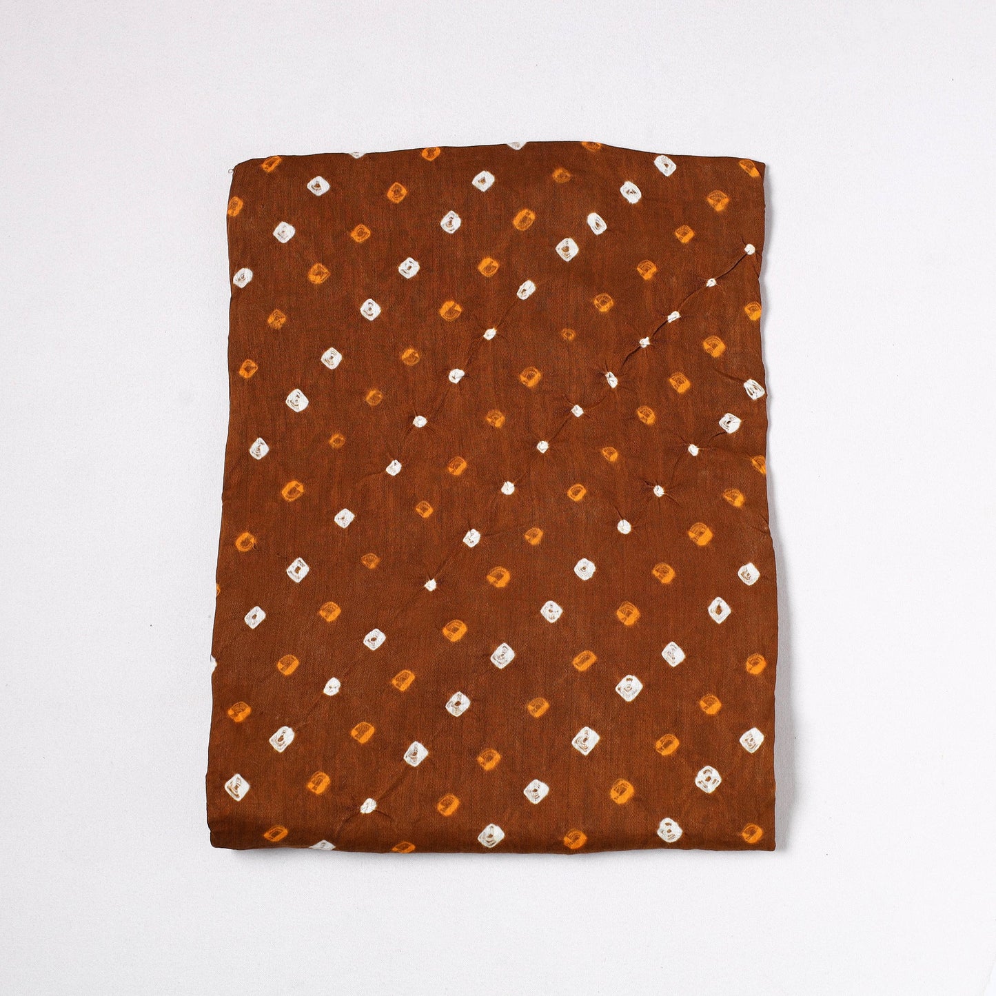  Kutch Bandhani Tie-Dye Satin Cotton Precut Fabric 49 