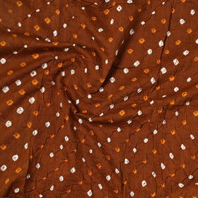  Kutch Bandhani Tie-Dye Satin Cotton Precut Fabric 49 