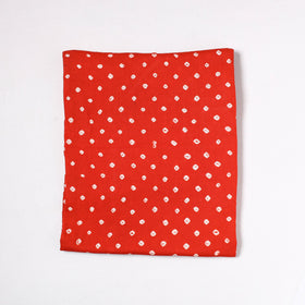  Kutch Bandhani Tie-Dye Satin Cotton Precut Fabric 73 