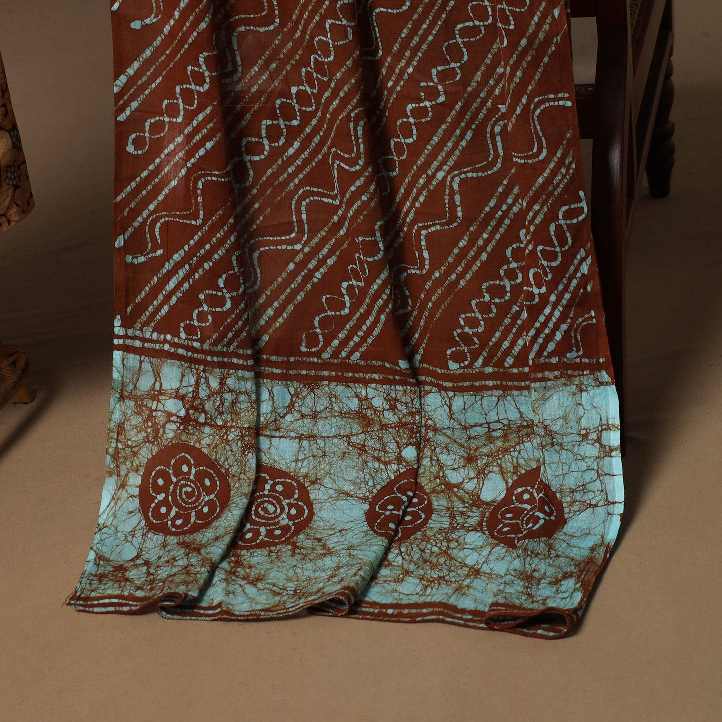 Kutch batik cotton 2pc unstitched dress material