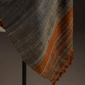 Kutch bhujodi handwoven handspun merino wool x tussar silk