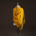 Kutch bhujodi handwoven merino wool bandhani tie-dye shawl
