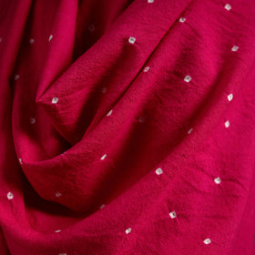 Kutch bhujodi handwoven merino wool bandhani tie-dye shawl