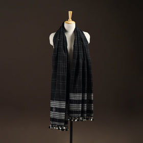 Kutch bhujodi handwoven merino wool shawl 104 - handcrafted