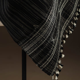 Kutch bhujodi handwoven merino wool shawl 109 - handcrafted