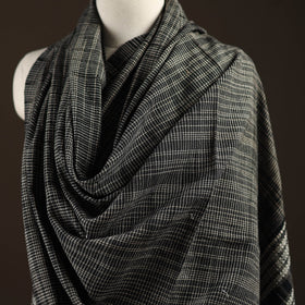 Kutch bhujodi handwoven merino wool shawl 111 - handcrafted