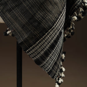 Kutch bhujodi handwoven merino wool shawl 111 - handcrafted