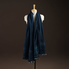 Kutch bhujodi handwoven merino wool shawl 112 - handcrafted