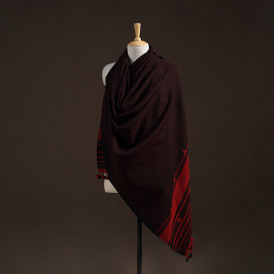 Kutch bhujodi handwoven merino wool shawl 14 - handcrafted