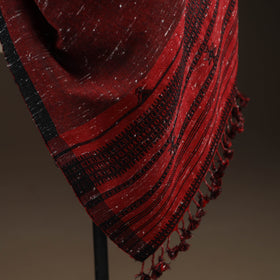 Kutch bhujodi handwoven merino wool shawl 152 - handcrafted