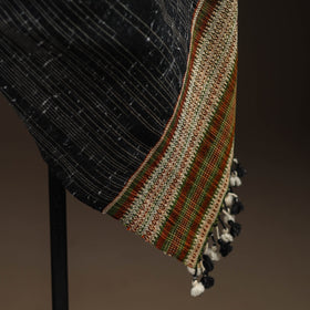 Kutch bhujodi handwoven merino wool shawl 153 - handcrafted