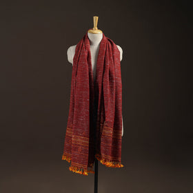 Kutch bhujodi handwoven merino wool shawl 158 - handcrafted