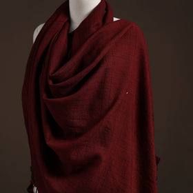 Kutch bhujodi handwoven merino wool shawl 18 - handcrafted