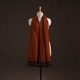 Kutch bhujodi handwoven merino wool shawl 20 - handcrafted