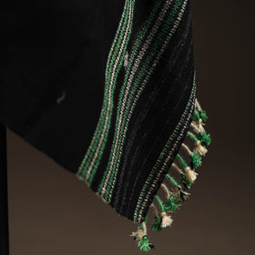 Kutch bhujodi handwoven merino wool shawl 218 - handcrafted