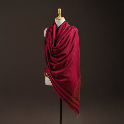 Kutch bhujodi handwoven merino wool shawl 219 - handcrafted