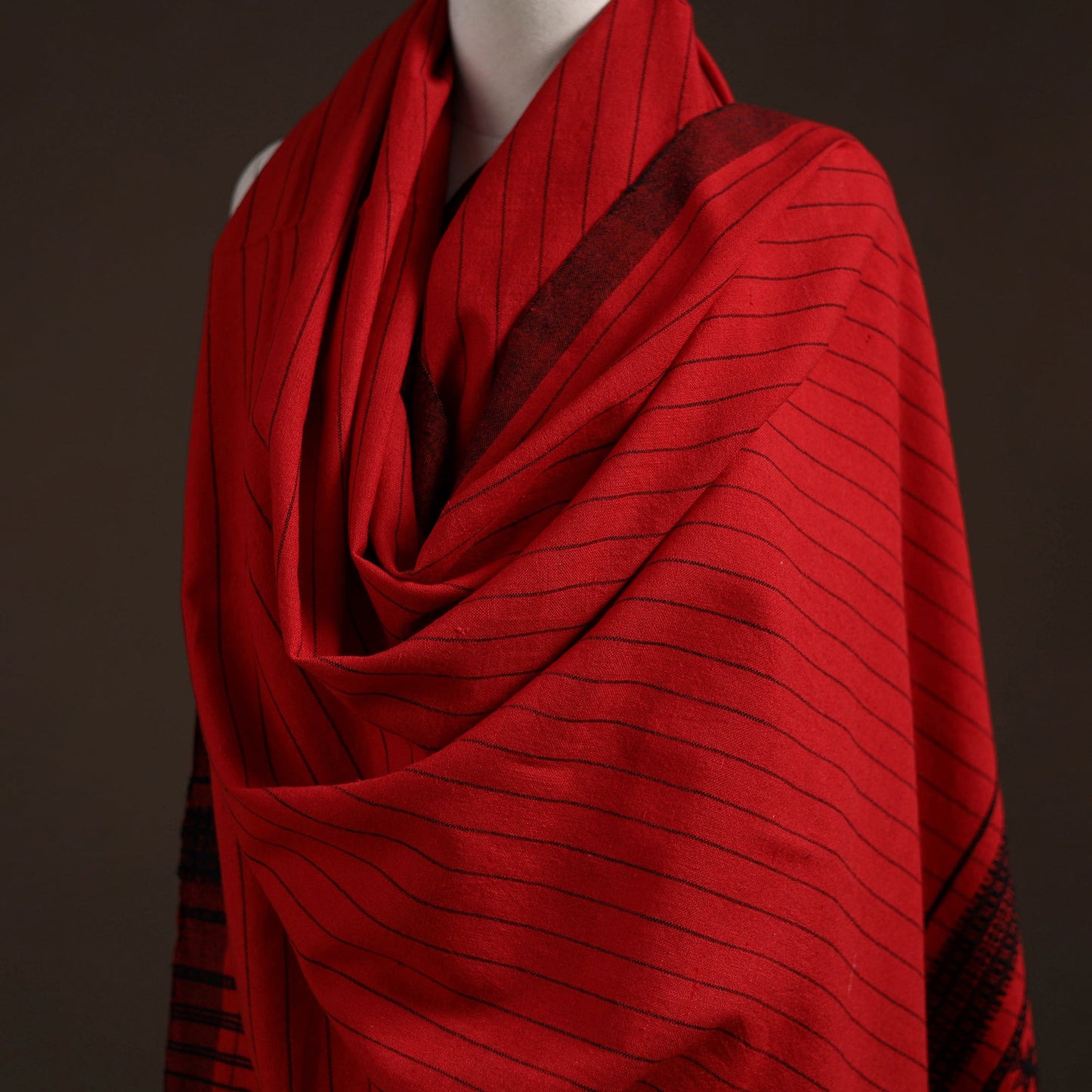 Kutch bhujodi handwoven merino wool shawl 22 - handcrafted