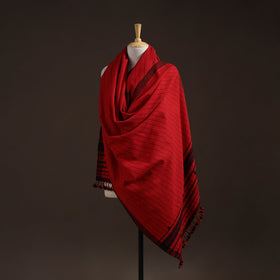 Kutch bhujodi handwoven merino wool shawl 22 - handcrafted