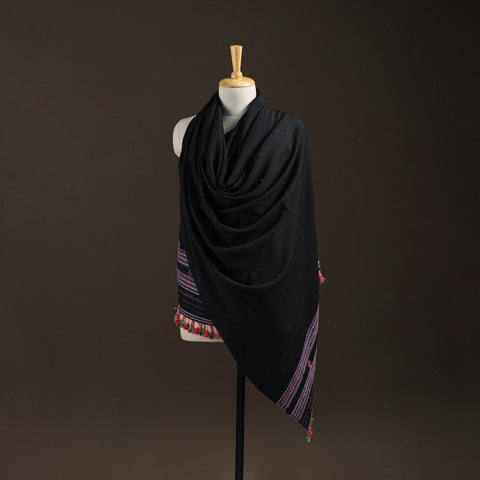 Kutch bhujodi handwoven merino wool shawl 222 - handcrafted