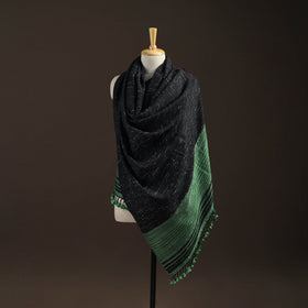 Kutch bhujodi handwoven merino wool shawl 223 - handcrafted