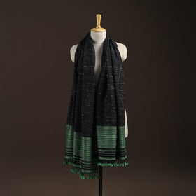 Kutch bhujodi handwoven merino wool shawl 223 - handcrafted