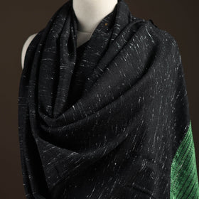 Kutch bhujodi handwoven merino wool shawl 223 - handcrafted