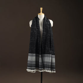 Kutch bhujodi handwoven merino wool shawl 228 - handcrafted