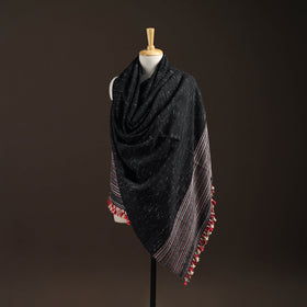 Kutch bhujodi handwoven merino wool shawl 229 - handcrafted