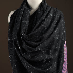 Kutch bhujodi handwoven merino wool shawl 231 - handcrafted