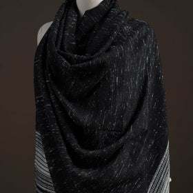 Kutch bhujodi handwoven merino wool shawl 36 - handcrafted