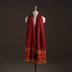 Kutch bhujodi handwoven merino wool shawl 45 - handcrafted