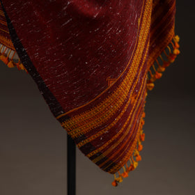 Kutch bhujodi handwoven merino wool shawl 46 - handcrafted