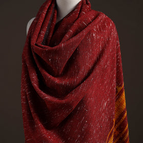 Kutch bhujodi handwoven merino wool shawl 46 - handcrafted