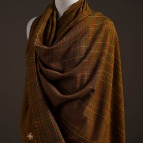 Kutch bhujodi handwoven merino wool shawl 50 - handcrafted
