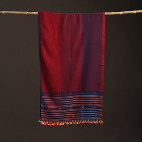 Kutch bhujodi handwoven merino wool stole 172 - handcrafted