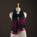 Kutch bhujodi handwoven merino wool stole 174 - handcrafted