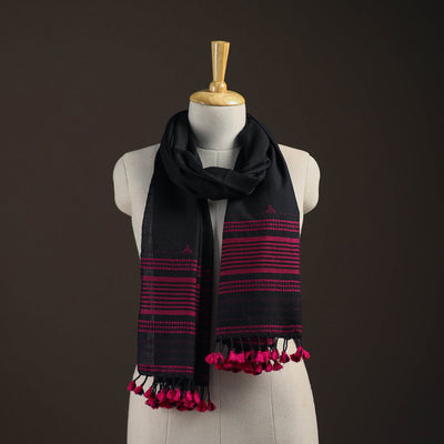Kutch bhujodi handwoven merino wool stole 174 - handcrafted
