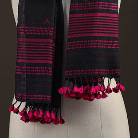 Kutch bhujodi handwoven merino wool stole 174 - handcrafted
